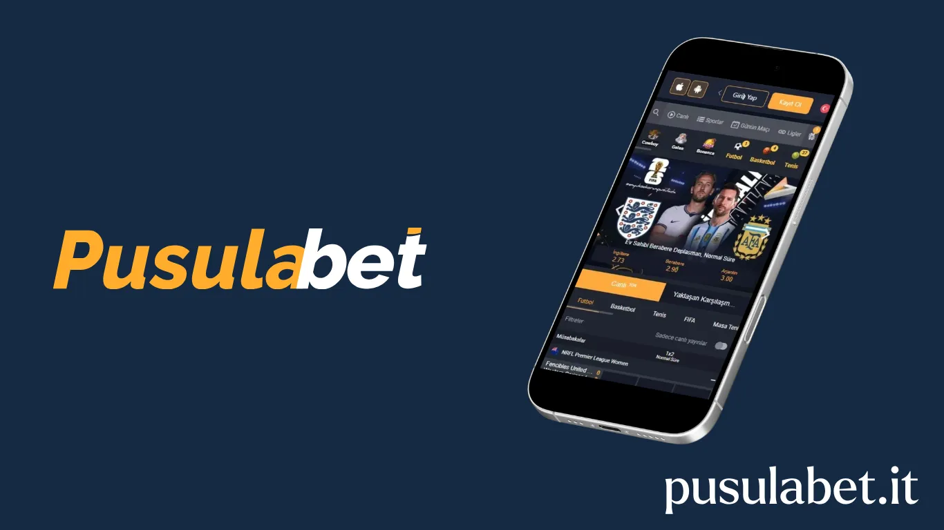 Pusulabet mobil spor bahisleri ve canlı bahis ekranı