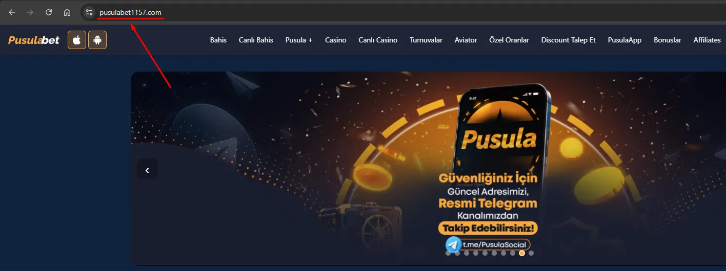 Adım 1: siteye erişim sağlama