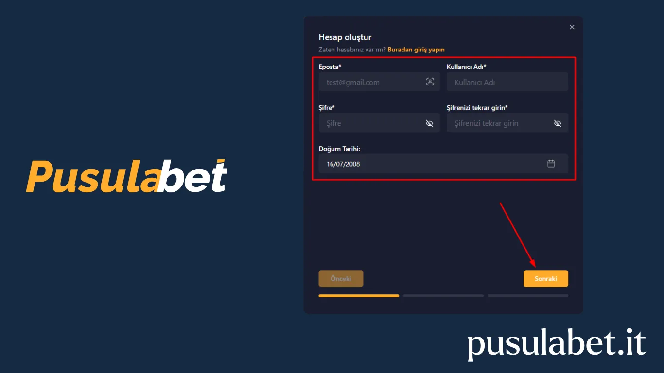Pusulabet kayıt ol — yeni üyelere özel bonuslar