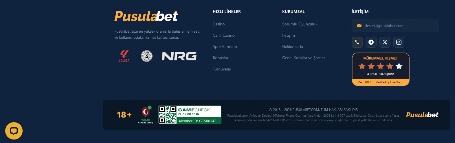 Pusulabet hakkında önemli bilgiler